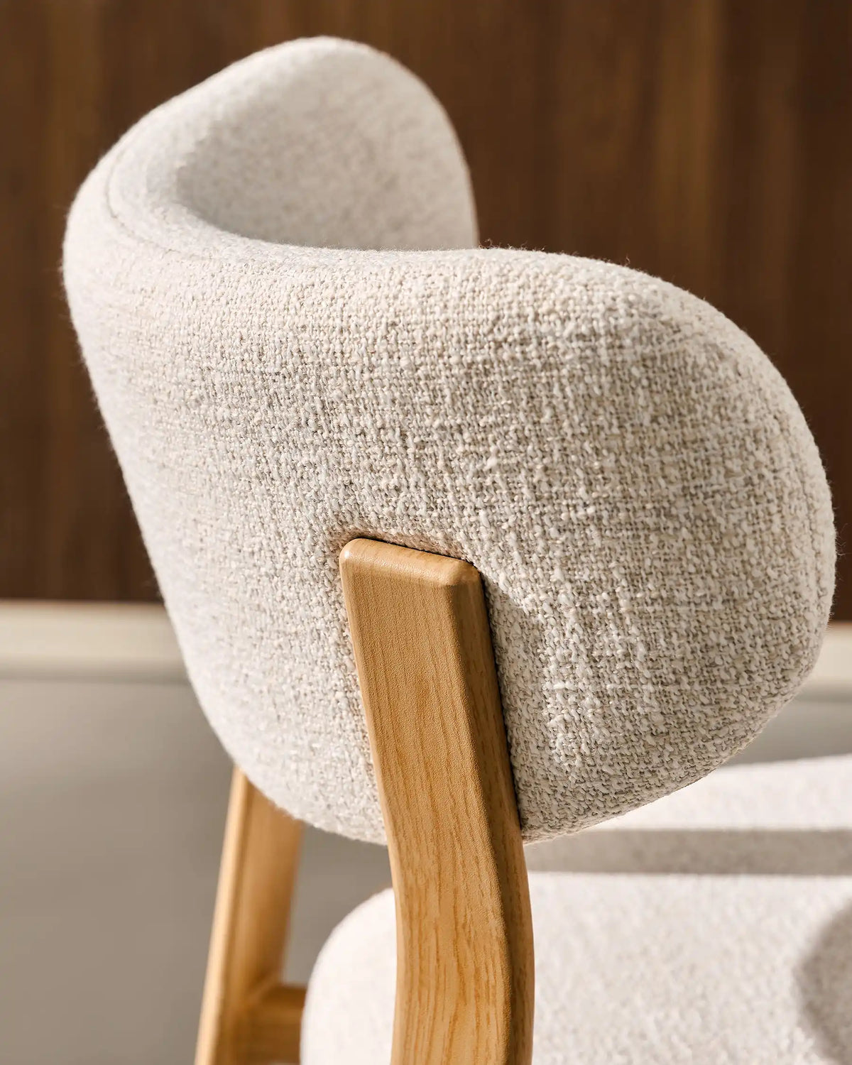 Bramley Oatmeal Linen Blend Bar Stools [65cm][Set of 2]-3
