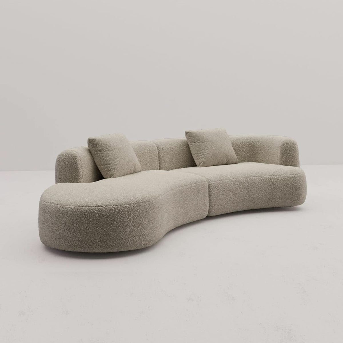 Solène Curve Sectional Sofa